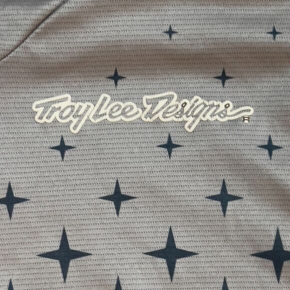 Troy Lee Designs Terrain Megaburst Bike Jersey Stone/Black BMX/Downhill/MTB XL - Picture 3 of 9